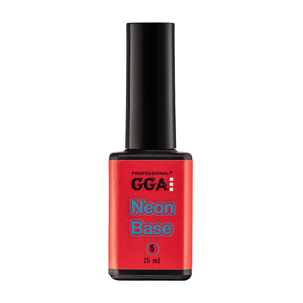 Неонова база для гель-лаку GGA Professional Neon Base 5, 15 мл